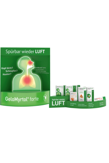 Schaufensterdeko GeloMytrtol von Creodis