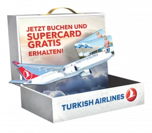 Schaufensterdeko Turkish Airlines